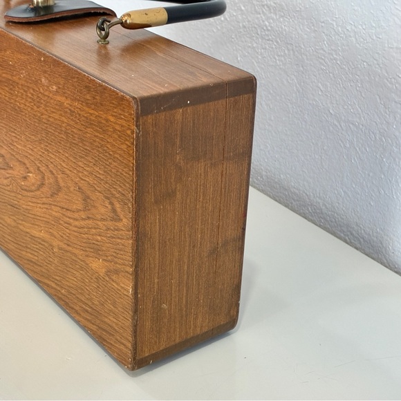 Vintage Enid Collins of Texas "For the Birds" Signed Wooden Box Bag Purse 60s - Picture 6 of 12